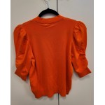 Esqualo Sweater Short Puff slv ORANGE